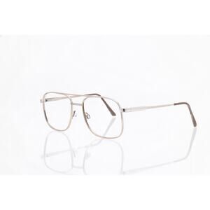 Aristar 6102 Color-035 Brown/Silver 54-18-140mm Eyeglasses FRAMES ONLY - GOOD